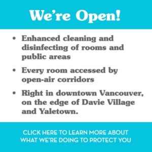 The Burrard Hotel in Vancouver is Open!