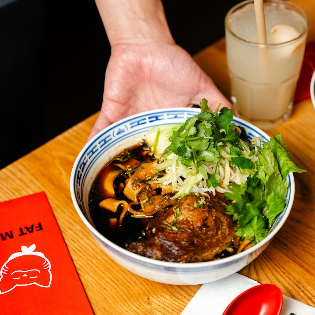 The braised duck noodles at Fat Mao are an excellent way to warm up after a day exploring Vancouver in autumn. 