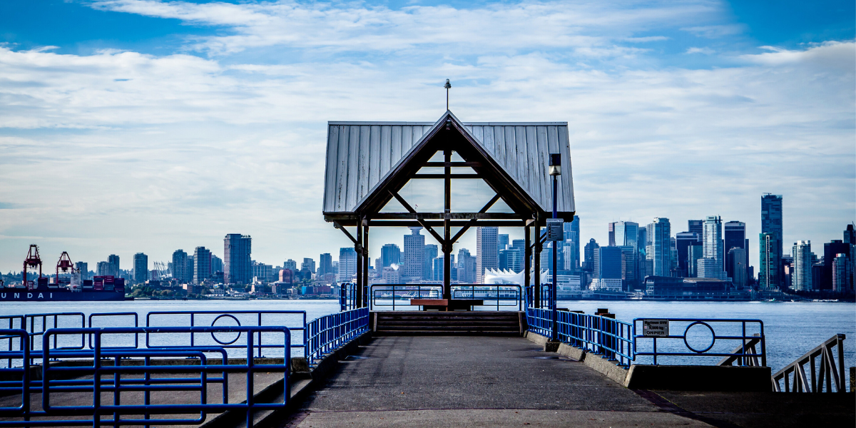 View of downtown Vancouver from Lonsdale Quay
