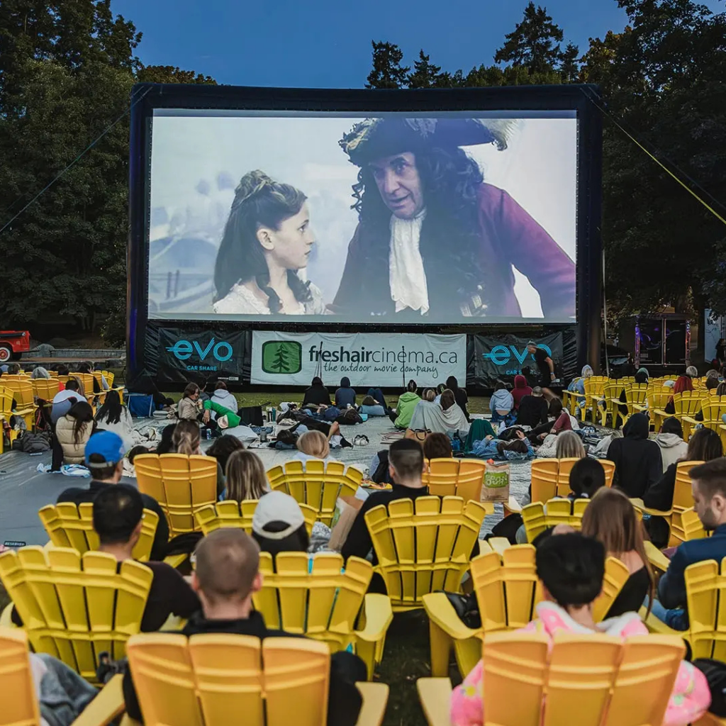 Evo Summer Cinema shows free movies in Stanley Park.